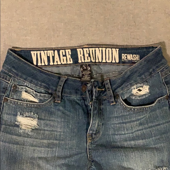 Rewash Vintage Reunion patch jeans like new - Picture 2 of 5
